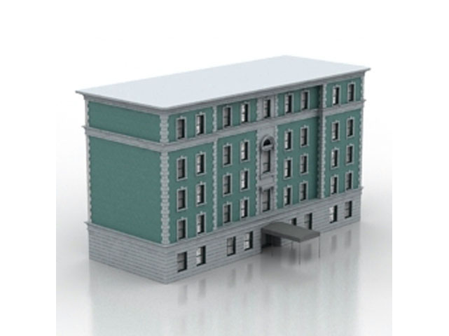 Free Building N 3D model_1_2_4 For Architecture 3Ds Max Model Download